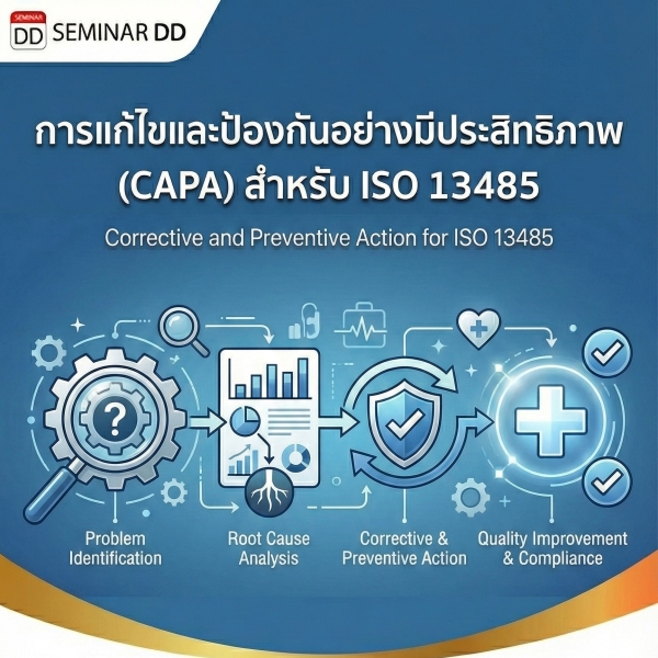 การแก้ไขและป้องกันอย่างมีประสิทธิภาพ (Corrective and Preventive Action - CAPA) สำหรับ ISO 13485