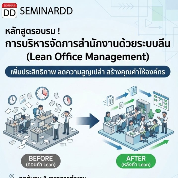 การบริหารจัดการสำนักงานด้วยระบบลีน (Lean Office Management)