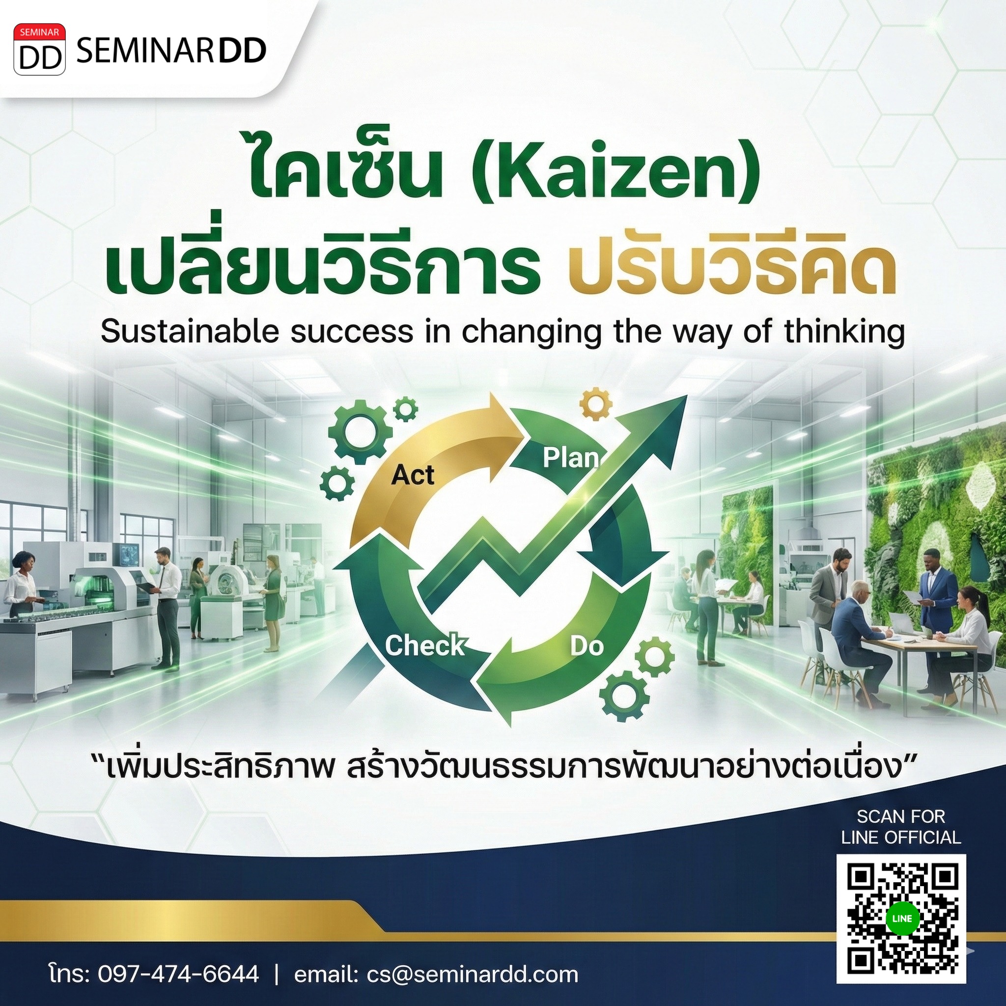 ไคเซ็น เปลี่ยนวิธีการ ปรับวิธีคิด เพื่อความสำเร็จที่ยั่งยืน (Sustainable success in changing the way of thinking)