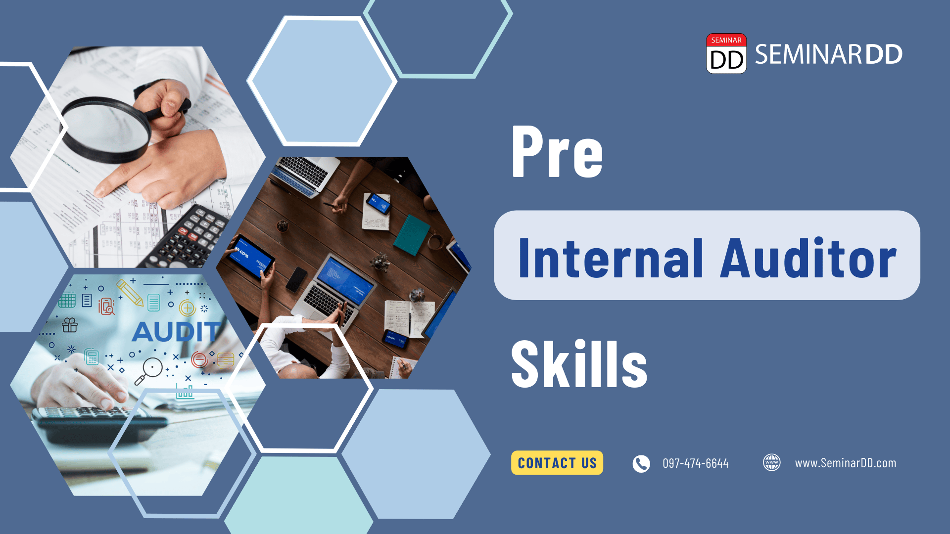 เตรียมตัวเป็นผู้ตรวจสอบภายใน Pre-IA (Pre Internal Auditor Skills)