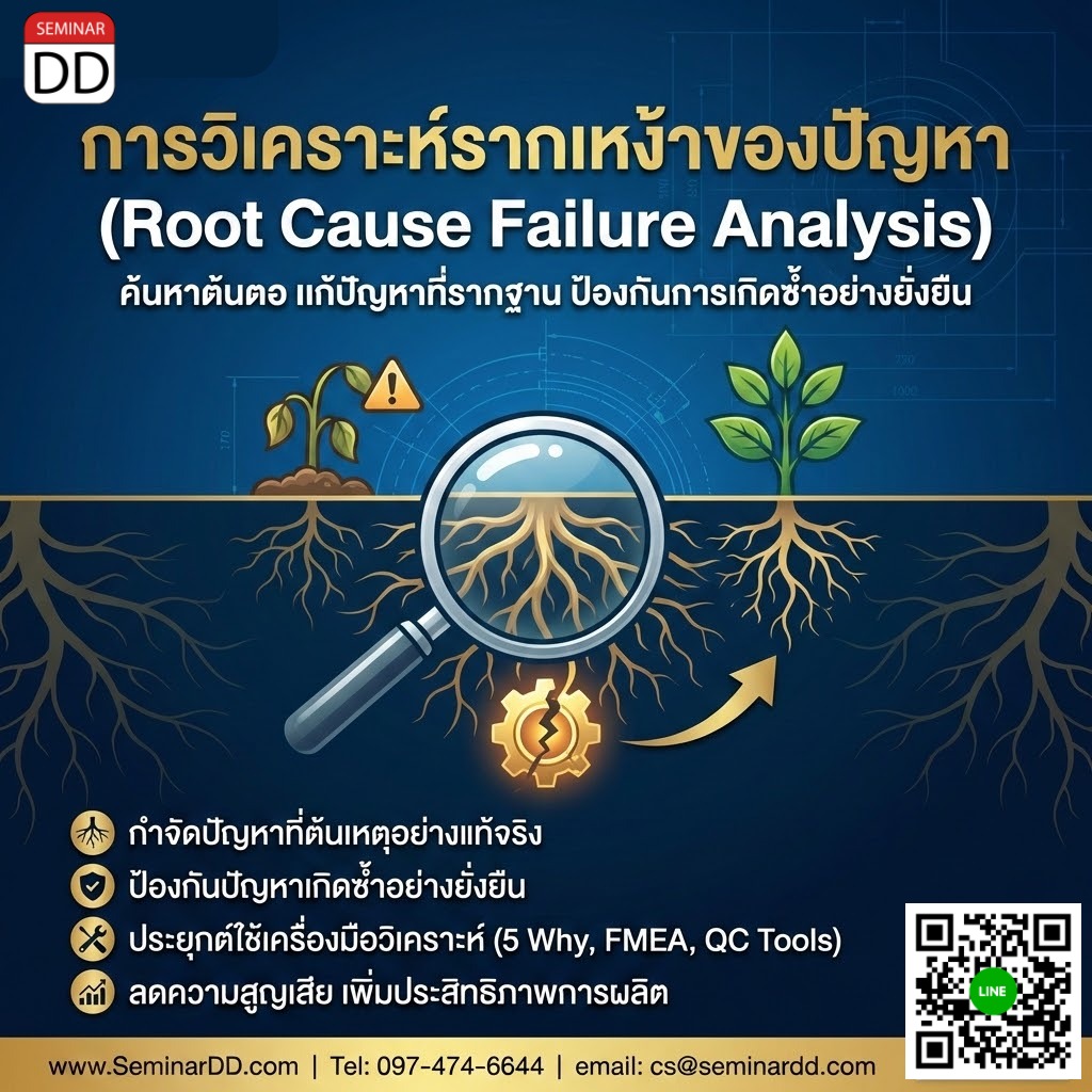 การวิเคราะห์รากเหง้าของปัญหา (Root Cause Failure Analysis)