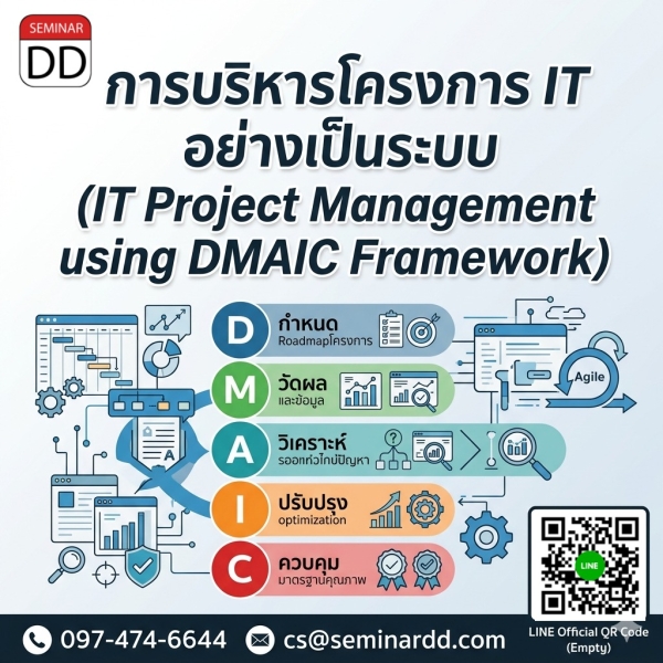 การบริหารโครงการ IT อย่างเป็นระบบด้วยระเบียบวิธี DMAIC (IT Project Management using DMAIC Framework)