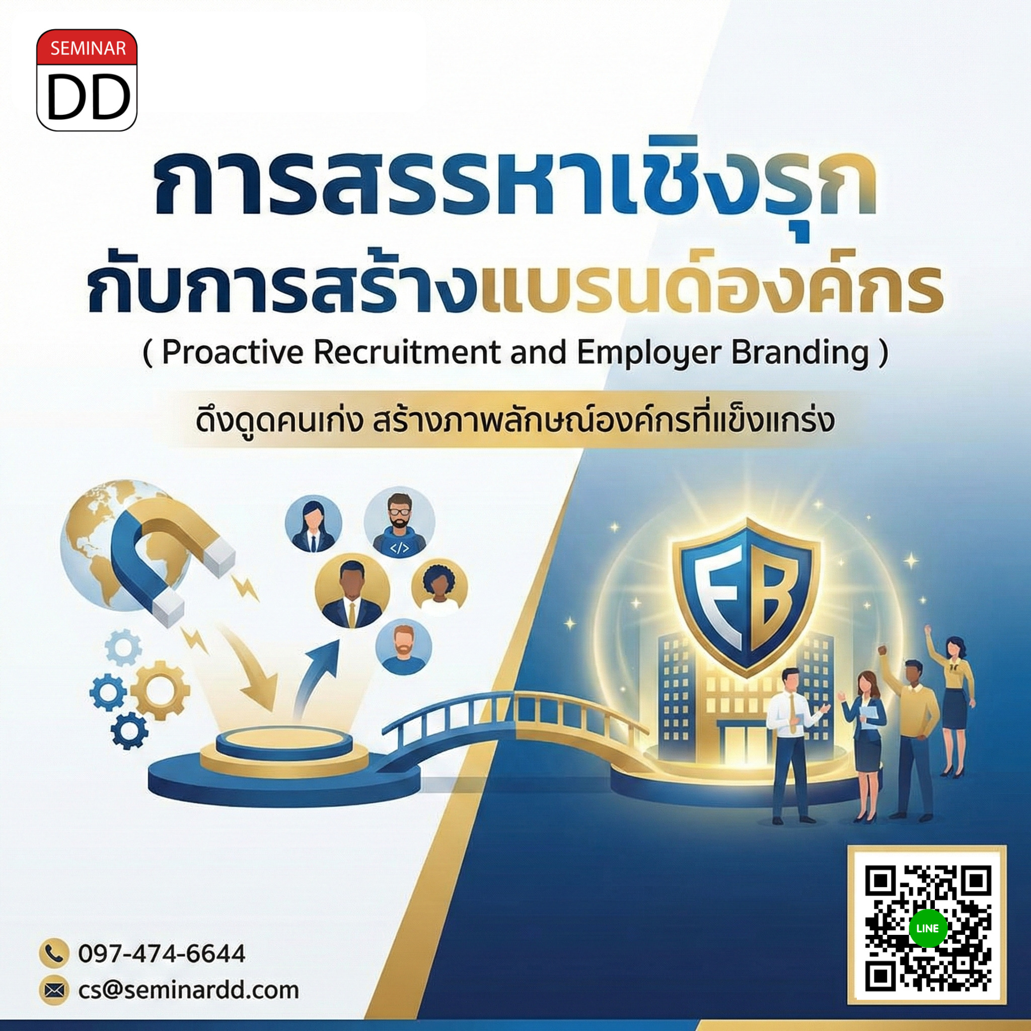 การสรรหาเชิงรุกกับการสร้างแบรนด์องค์กร (Proactive Recruitment and Employer Branding)