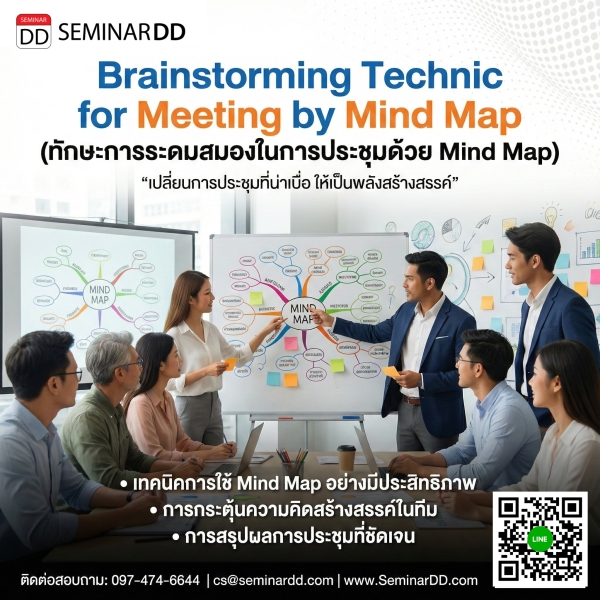 Brainstorming technic for meeting by my map