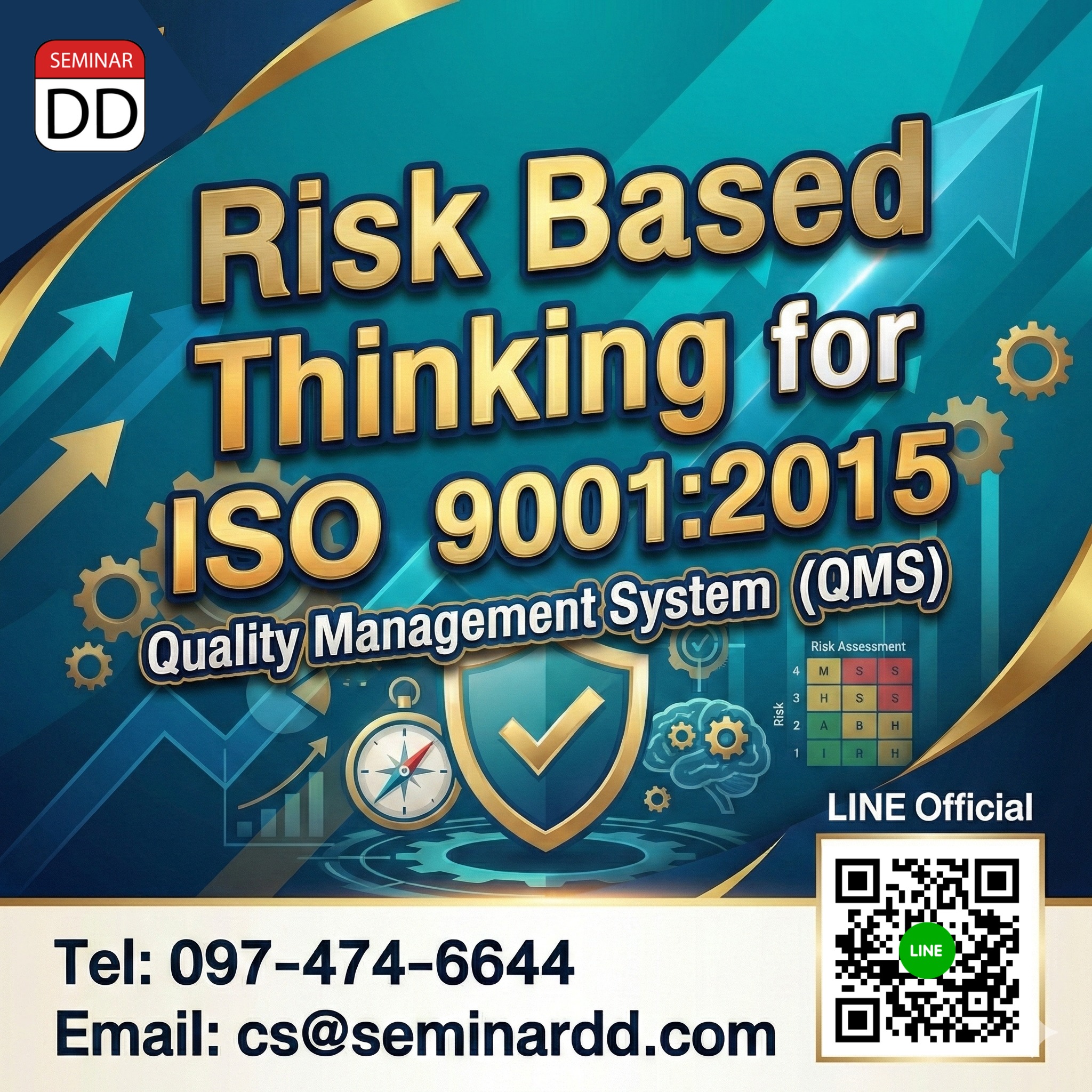 Risk Based Thinking for ISO 9001:2015 Quality Management System (QMS)