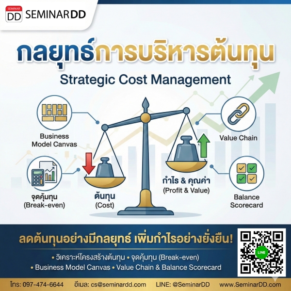 กลยุทธ์การบริหารต้นทุน (Strategic Cost Management)