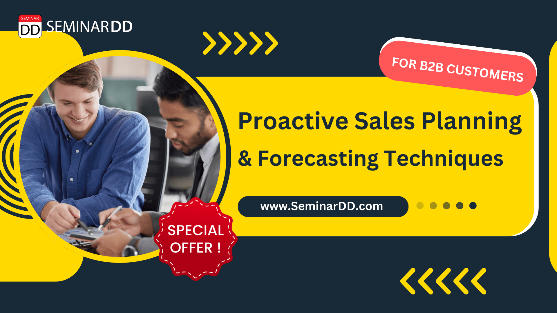 เทคนิคการวางแผนและพยากรณ์การขายเชิงรุก สำหรับลูกค้าองค์กร (B2B) (Proactive Sales Planning and Forecasting Techniques for B2B Customers)
