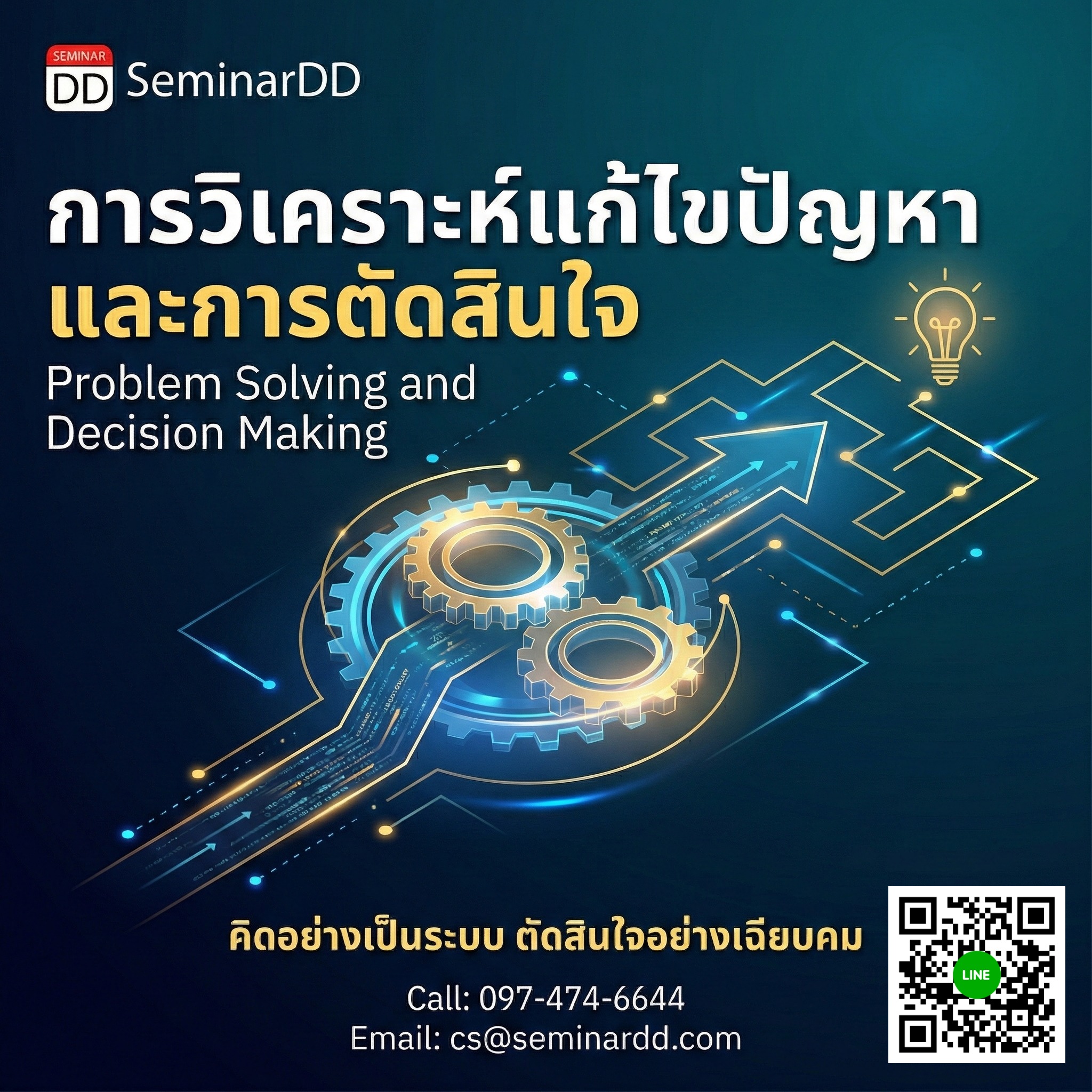 การวิเคราะห์แก้ไขปัญหาและการตัดสินใจ  (Problem Solving and Decision Making)