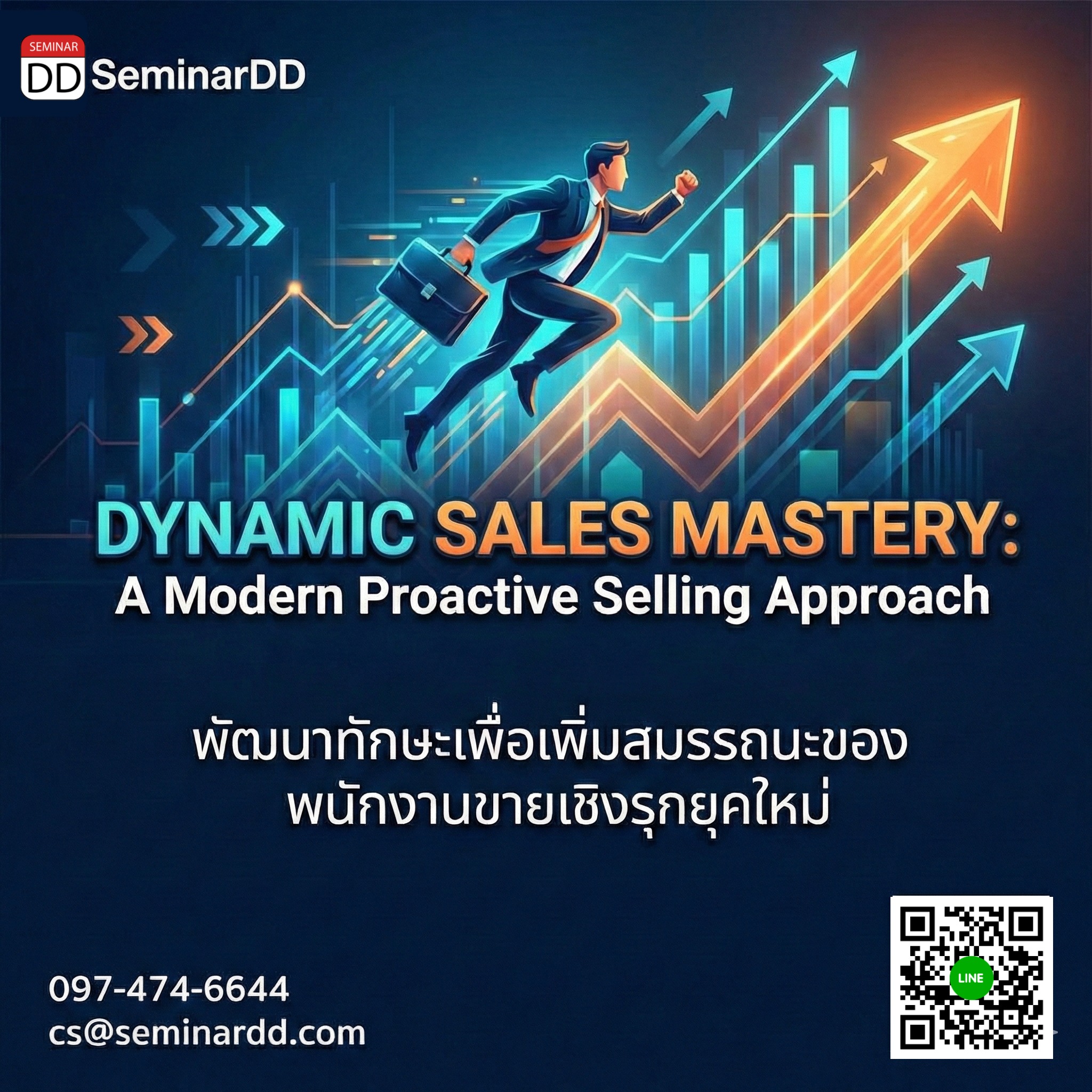 พัฒนาทักษะเพื่อเพิ่มสมรรถนะของพนักงานขายเชิงรุกยุคใหม่ (Dynamic Sales Mastery: A Modern Proactive Selling Approach)