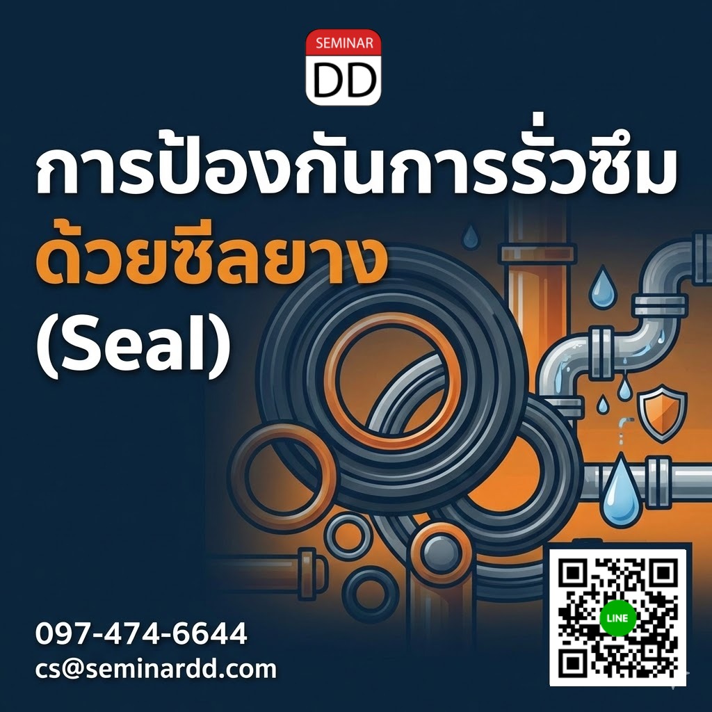 การป้องกันการรั่วซึมด้วยซีลยาง (Seal)