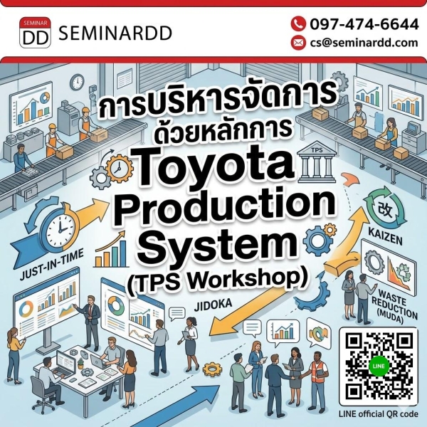 การบริหารจัดการด้วยหลักการ Toyota Production System (TPS Workshop)