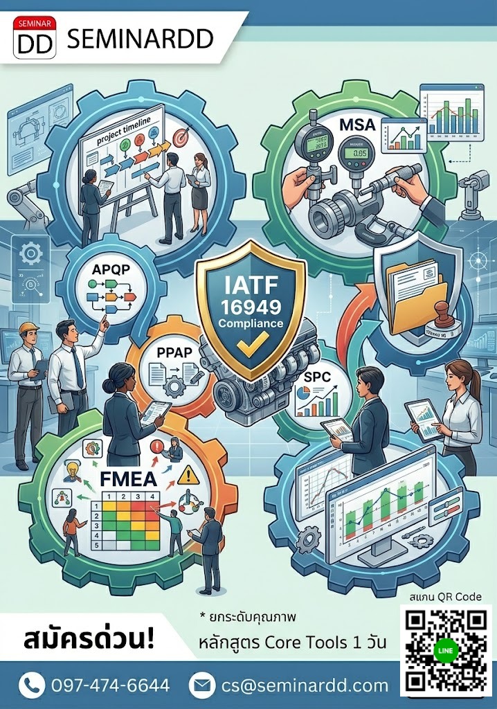 Core Tools (APQP, PPAP, FMEA, MSA, SPC) for IATF 16949:2016