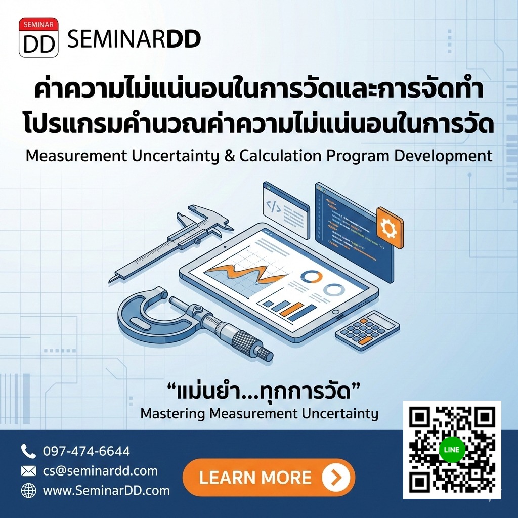 ค่าความไม่แน่นอนในการวัดและการจัดทำโปรแกรมคำนวณค่าความไม่แน่นอนในการวัด
