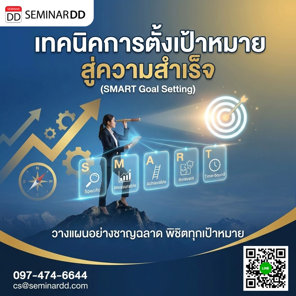 เทคนิคการตั้งเป้าหมายสู่ความสำเร็จ (SMART Goal Setting)