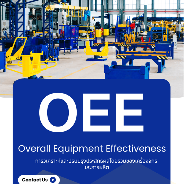 การวิเคราะห์และปรับปรุงประสิทธิผลโดยรวมของเครื่องจักร  ( Overall Equipment Effectiveness : OEE )