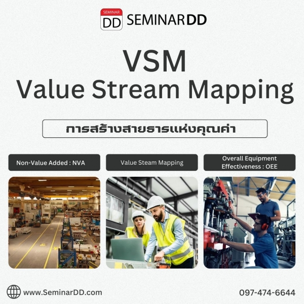 การสร้างสายธารแห่งคุณค่า (VSM : Value Stream Mapping)