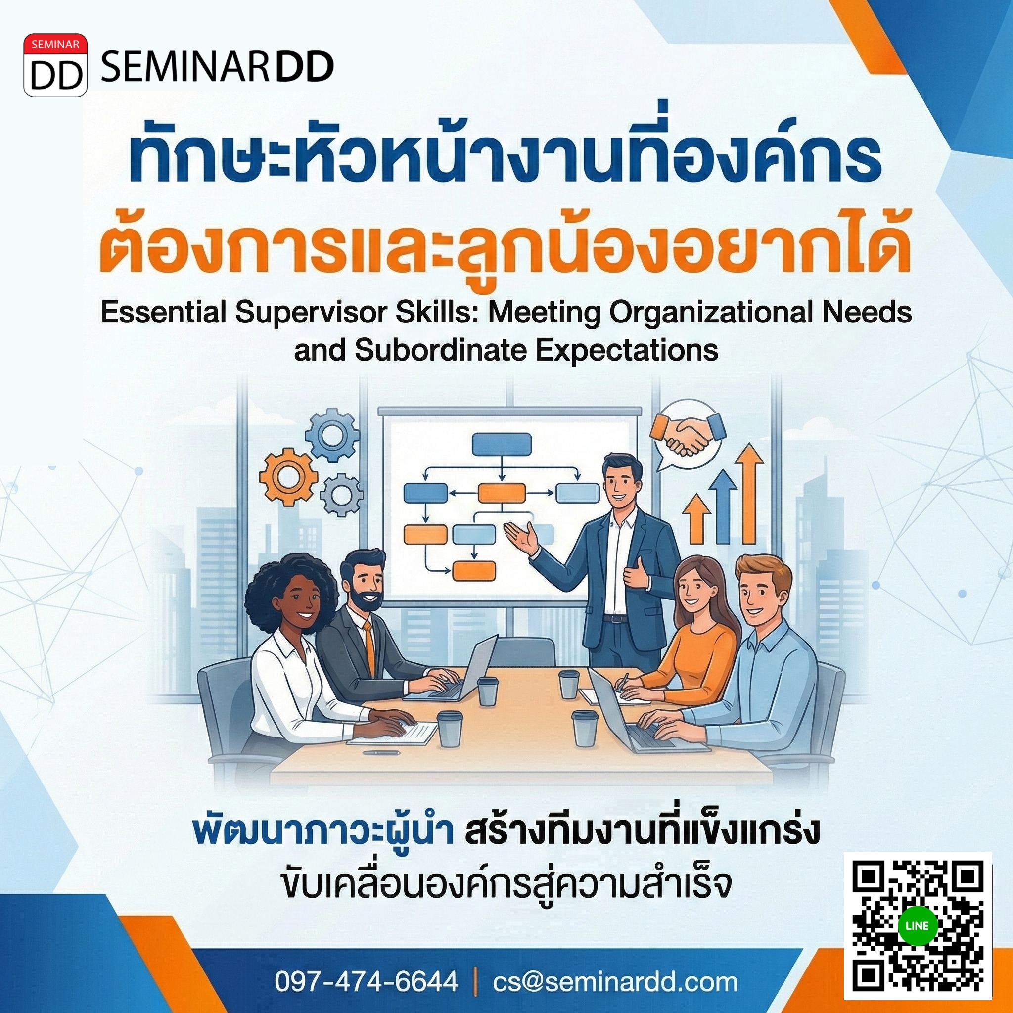 ทักษะหัวหน้างานที่องค์กรต้องการและลูกน้องอยากได้