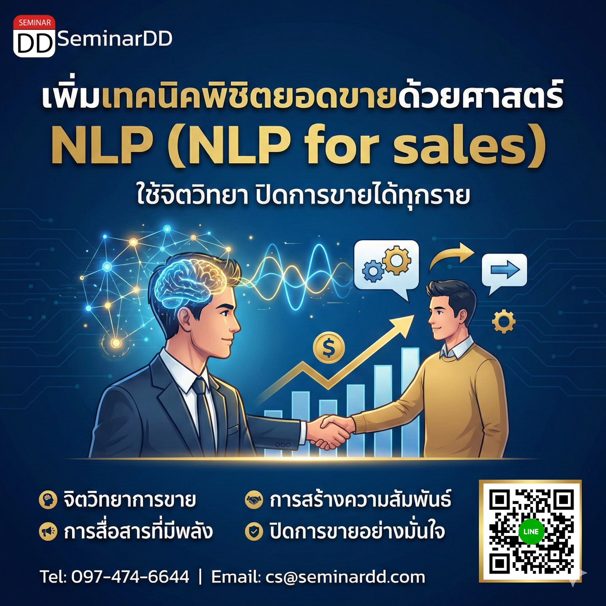 เพิ่มเทคนิคพิชิตยอดขายด้วยศาสตร์ (NLP for sales)