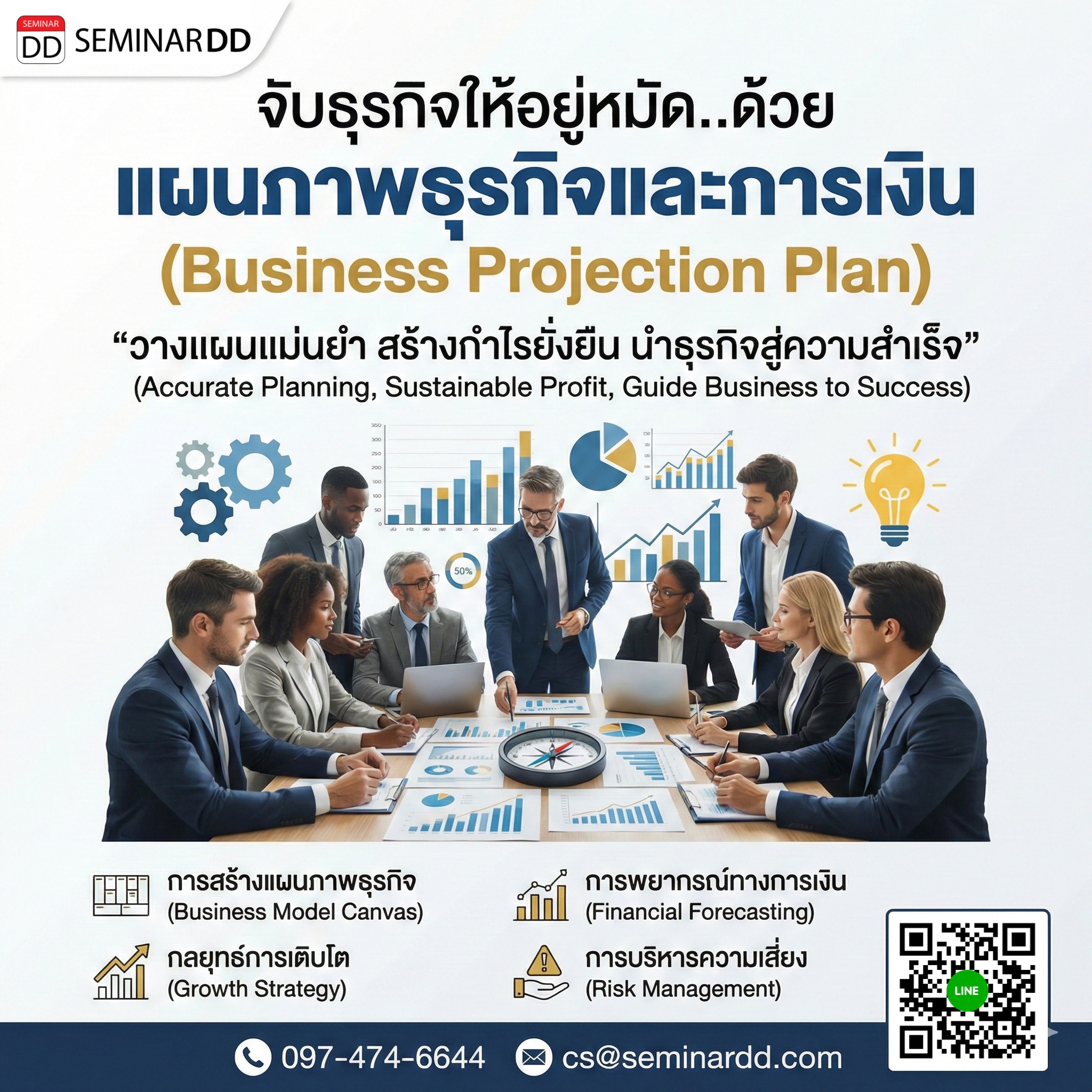 จับธุรกิจให้อยู่หมัด..ด้วย แผนภาพธุรกิจและการเงิน  (Business Projection Plan)