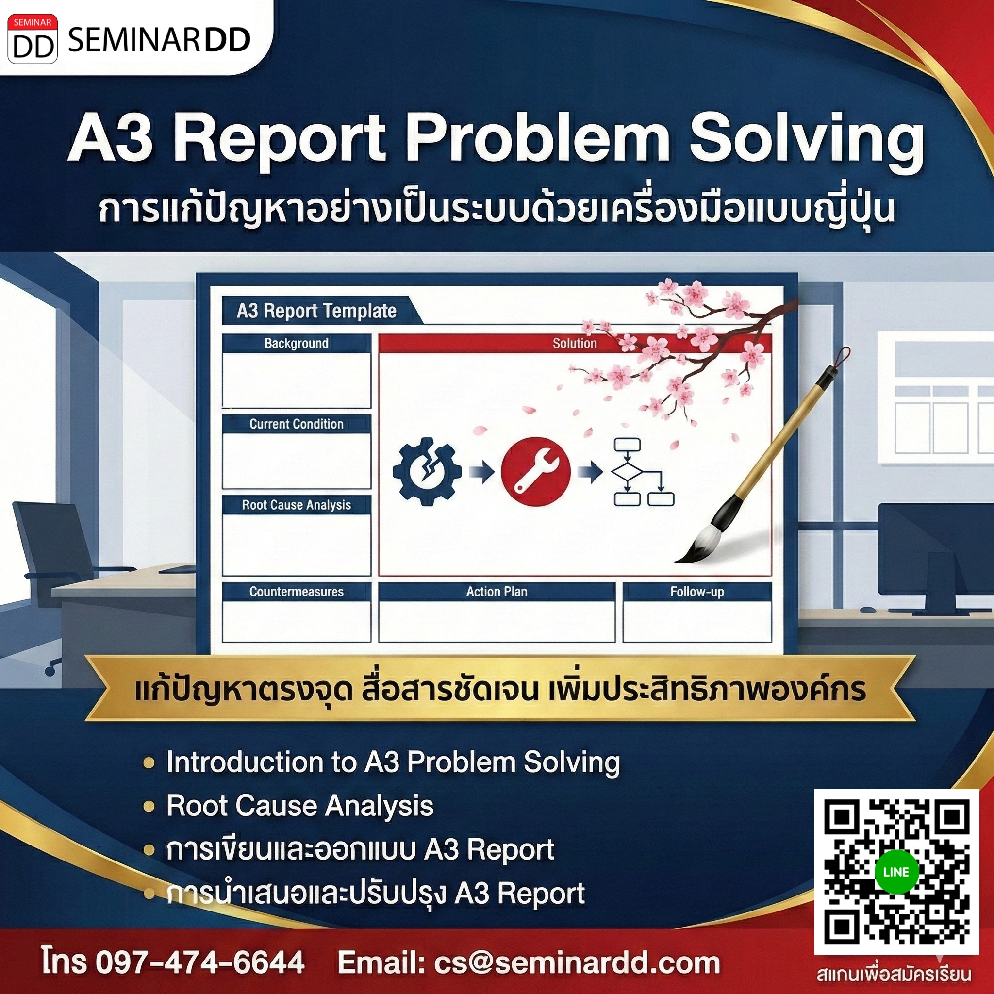 A3 Report Problem Solving: การแก้ปัญหาอย่างเป็นระบบด้วยเครื่องมือแบบญี่ปุ่น