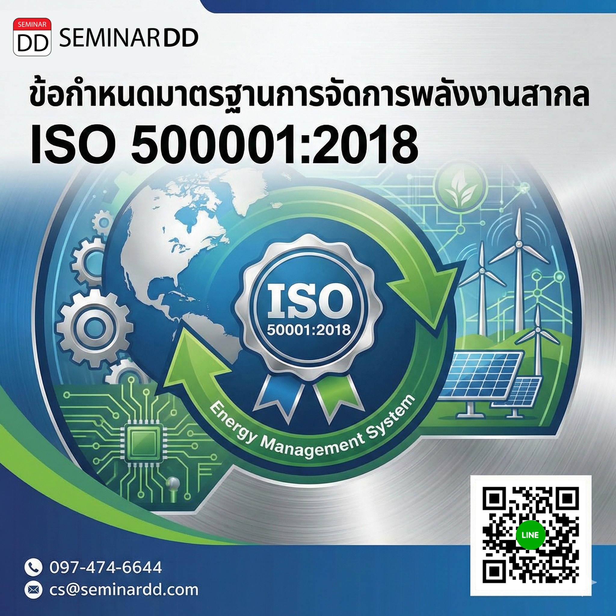 ข้อกำหนดมาตรฐานการจัดการพลังงานสากล ISO 50001:2018