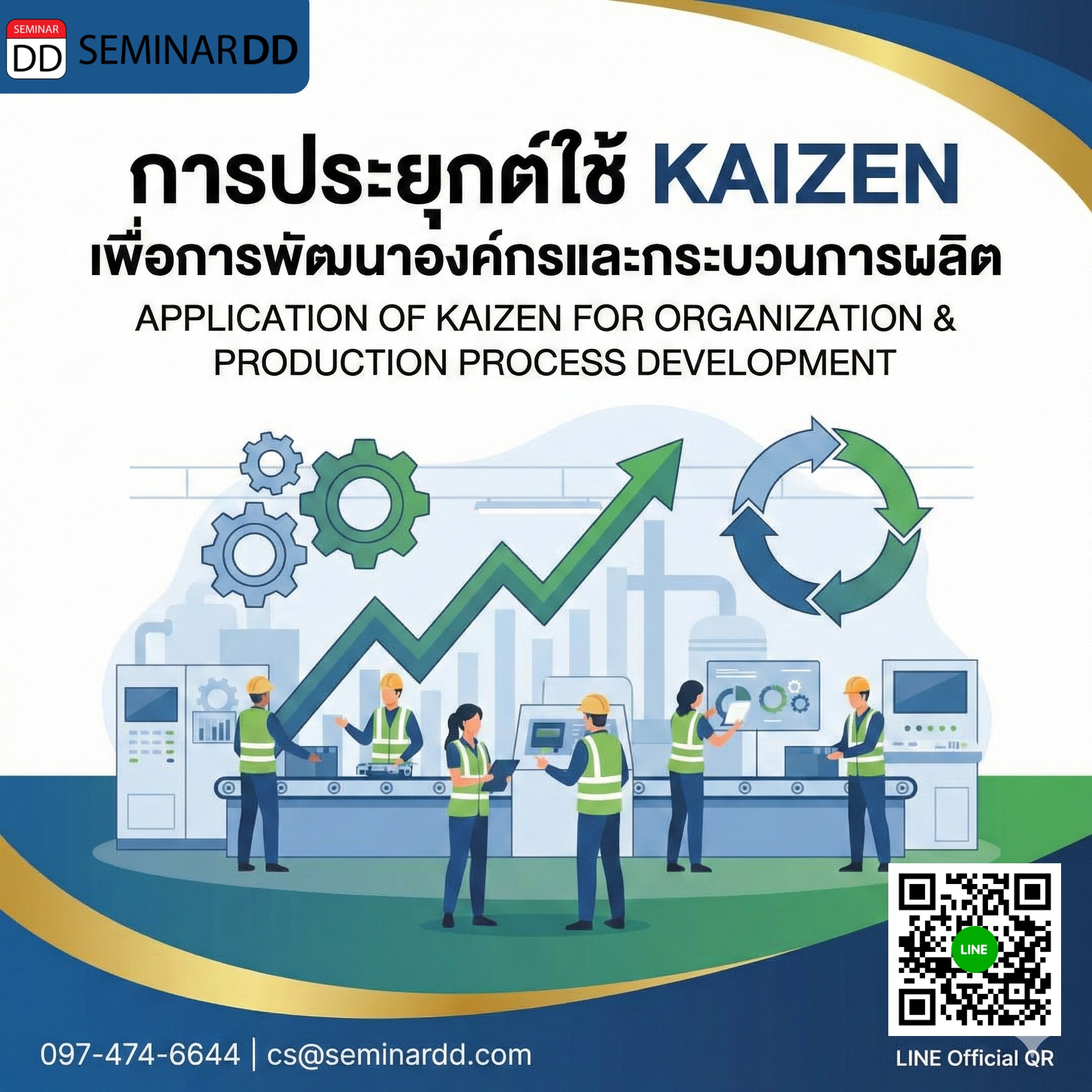 การประยุกต์ใช้ KAIZEN เพื่อการพัฒนาองค์กรและกระบวนการผลิต