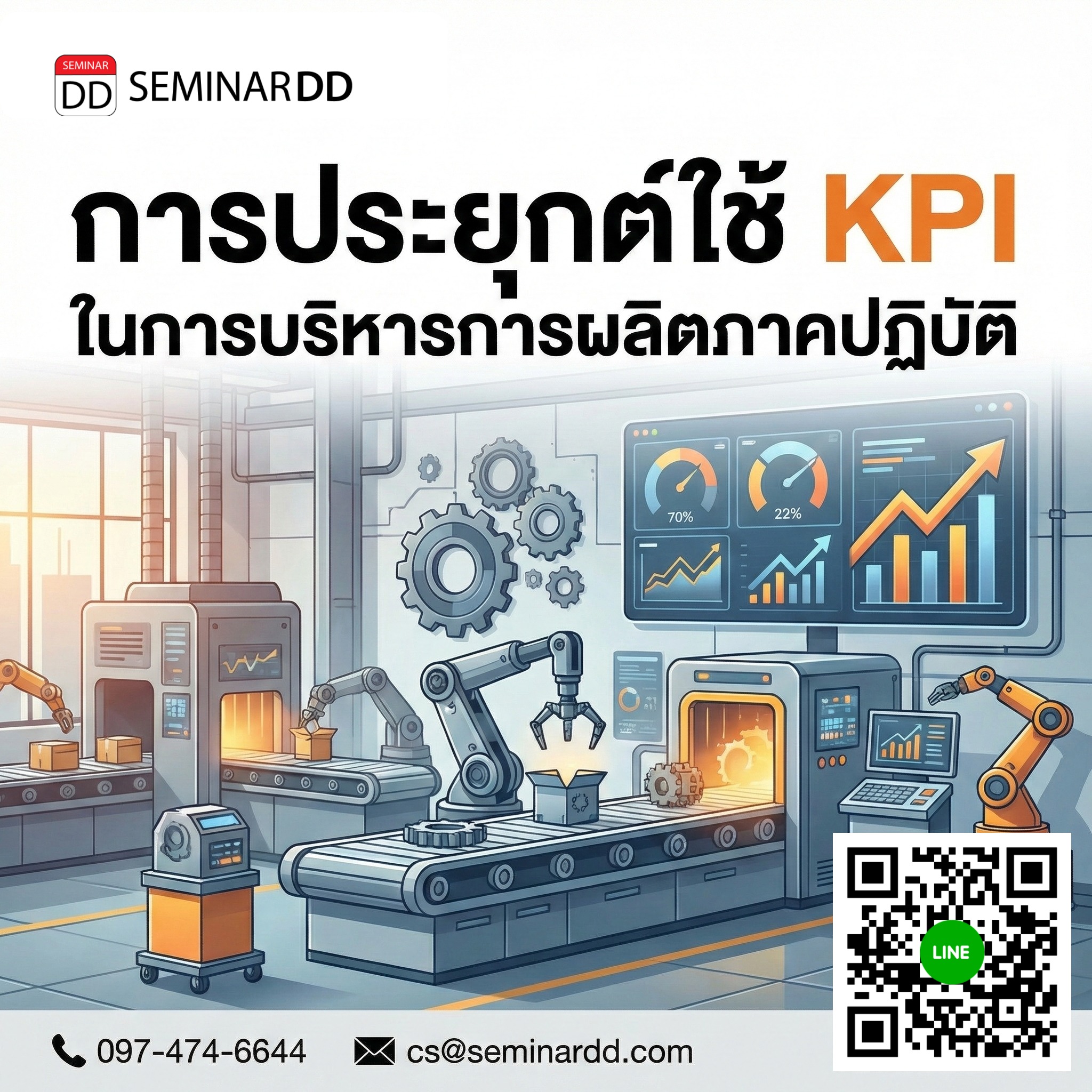 การประยุกต์ใช้ KPI ในการบริหารการผลิตภาคปฎิบัติ