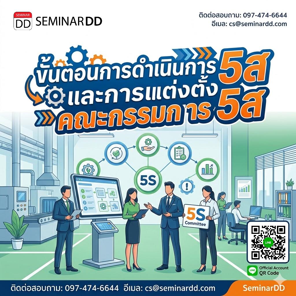 ขั้นตอนการดำเนินการ 5ส และการแต่งตั้งคณะกรรมการ 5ส