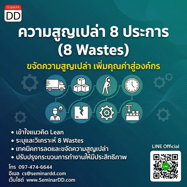 ความสูญเปล่า 8 ประการ (8 Wastes)