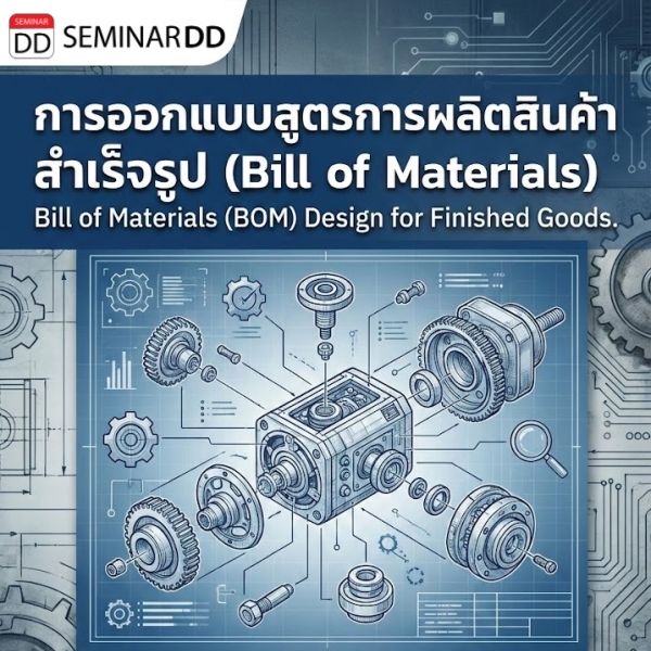 การออกแบบสูตรการผลิตสินค้าสำเร็จรูป (Bill of Materials)