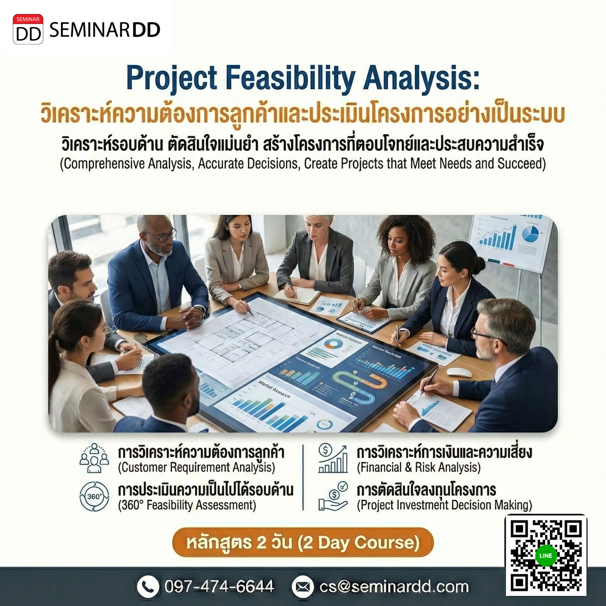 Project Feasibility Analysis: วิเคราะห์ความต้องการลูกค้าและประเมินโครงการอย่างเป็นระบบ