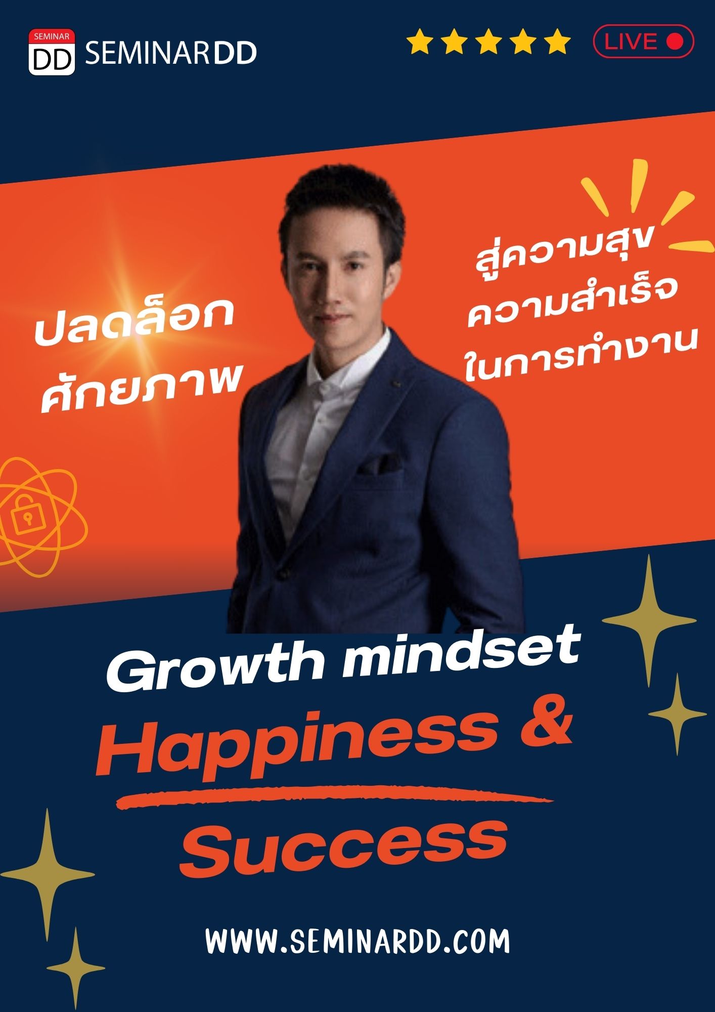 ปลดล็อกศักยภาพ สู่ความสุขและความสำเร็จ ในการทำงานด้วย GROWTH MINDSET (Growth Mindset for Happiness and  Success in the Workplace)