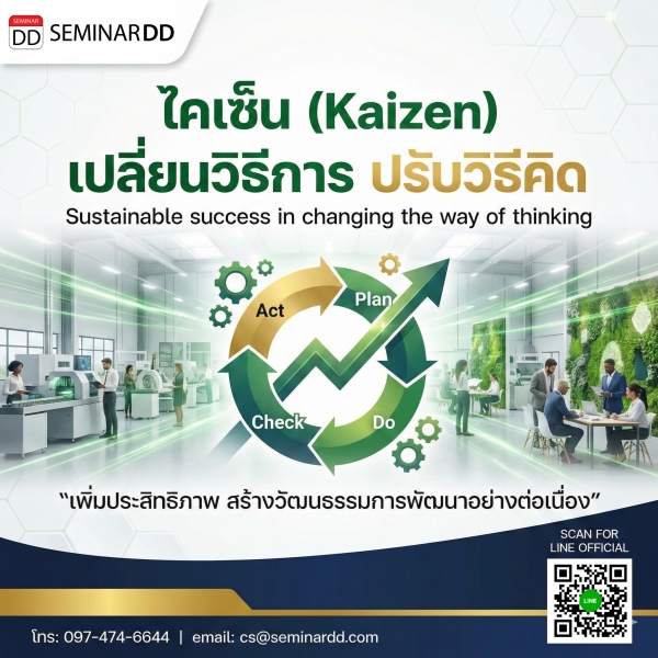 ไคเซ็น เปลี่ยนวิธีการ ปรับวิธีคิด เพื่อความสำเร็จที่ยั่งยืน (Sustainable success in changing the way of thinking)
