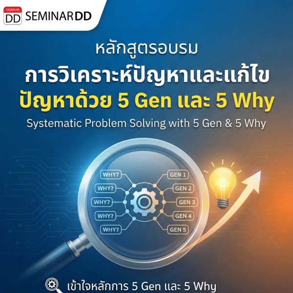 การวิเคราะห์ปัญหาและแก้ไขปัญหาด้วย 5 Gen และ 5 why