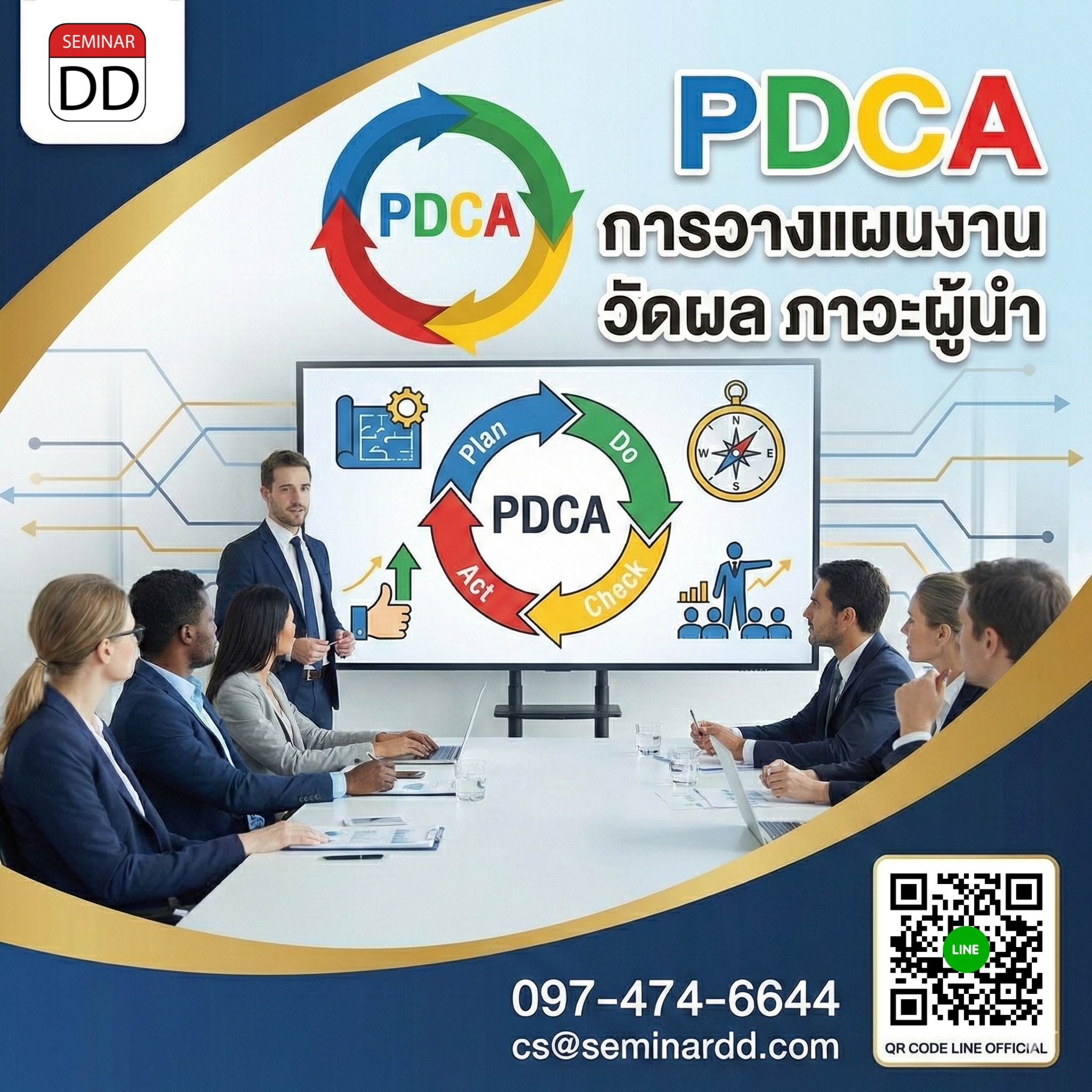 PDCA การวางแผนงาน วัดผล ภาวะผู้นำ