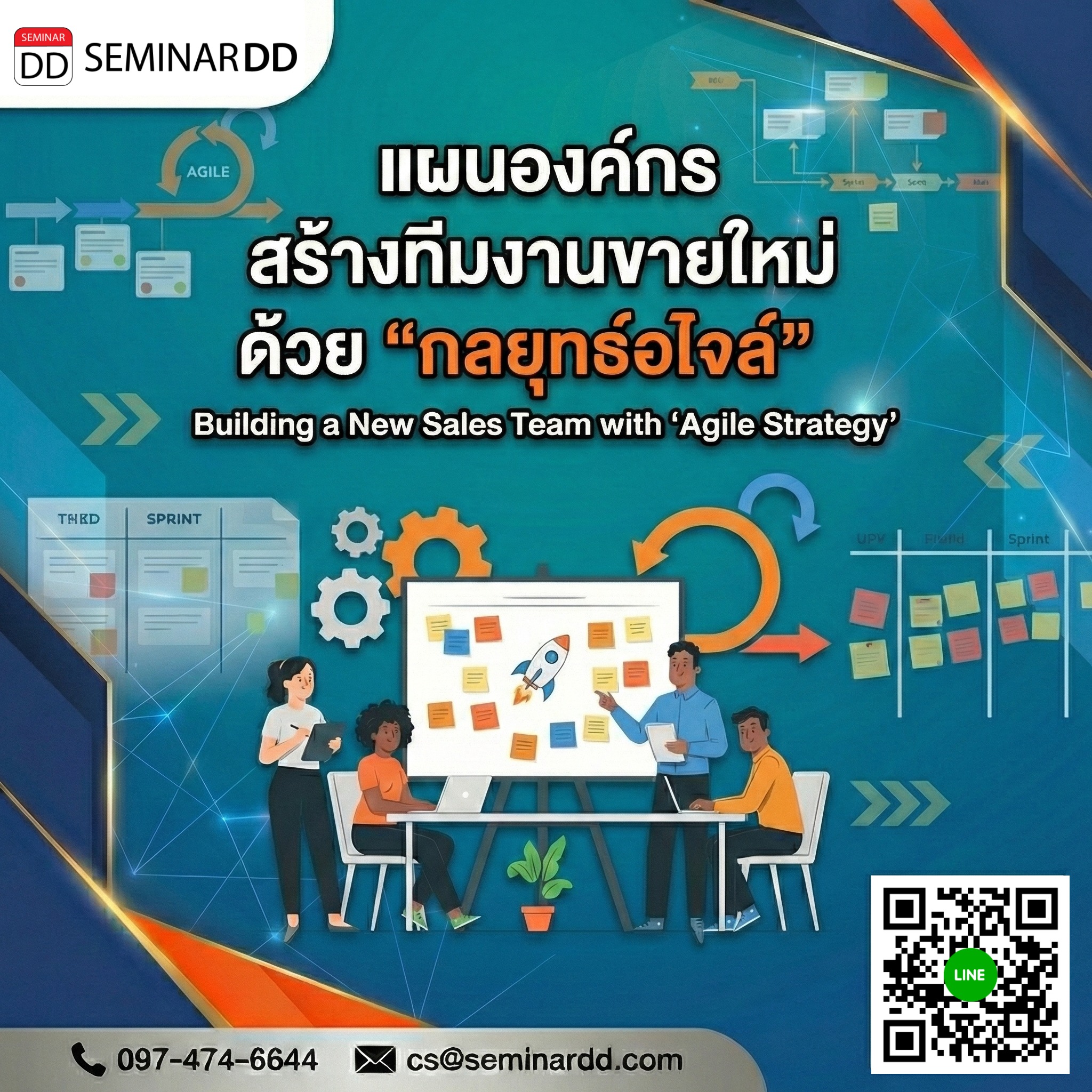 แผนองค์กรสร้างทีมงานขายใหม่ด้วย “กลยุทธ์อไจล์”