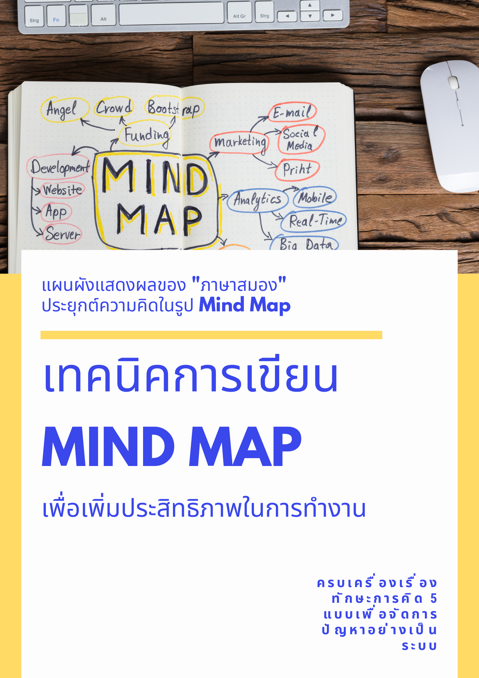 เทคนิคการเขียน Mind Map เพื่อเพิ่มประสิทธิภาพในการทำงาน